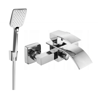 Mexen Aries R62 vaňová batéria so sprchovacím setom, chróm - 74483R62-00