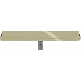 Mexen FLAT WALL 70 cm - 2v1 lineárny žľab k stene, zlatá 1530070