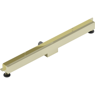 Mexen FLAT WALL 100 cm - 2v1 lineárny žľab k stene, zlatá 1530100