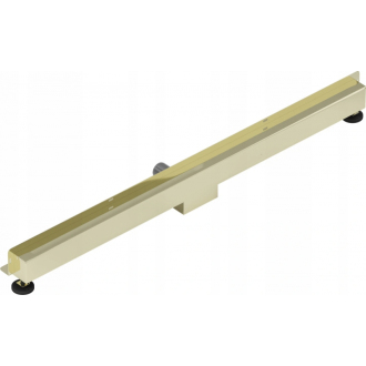 Mexen FLAT WALL 120 cm - 2v1 lineárny žľab k stene, zlatá 1530120
