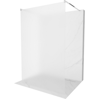 Mexen Kyoto voľne stojaca sprchová stena 100 x 200 cm, mráz 8 mm, chróm 800-100-002-01-30
