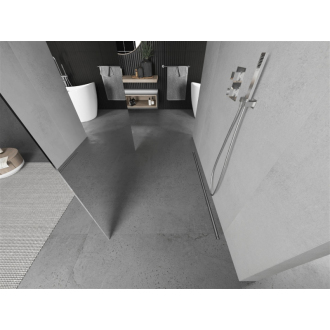 Mexen Kyoto voľne stojaca sprchová stena 100 x 200 cm, zrkadlo, chróm - 800-100-002-01-50