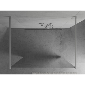 Mexen Kyoto voľne stojaca sprchová stena 100 x 200 cm, zrkadlo, chróm - 800-100-002-01-50