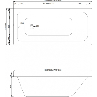 Mexen Vega obdĺžniková vaňa 180 x 80 cm s plášťom a 3 krídlovou zástenou 120 cm, transparentná, chróm - 550118080X9012030100