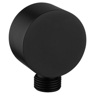 Vývod sprchy, priemer 50mm, čierna mat SC371B