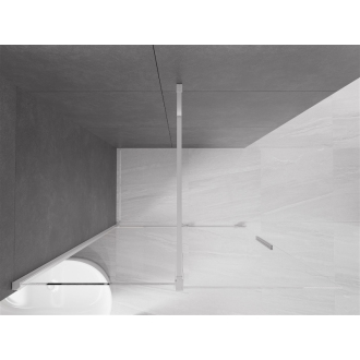 Mexen Velar Walk-in výsuvná sprchová stena 150 x 200 cm, transparentná 8 mm, chróm - 871-150-000-03-01