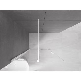 Mexen Velar Walk-in sprchová stena 70x200 cm, 8 transparent, biela 871-070-000-03-20