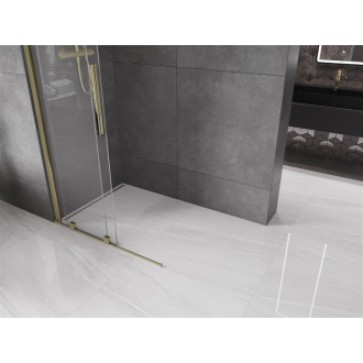 Mexen Velar Walk-in sprchová stena 90x200 cm, 8 transparent, zlatá 871-090-000-03-50