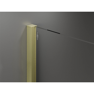 Mexen Velar Walk-in sprchová stena 140x200, 8 transp., brúsené zlato 871-140-000-03-55
