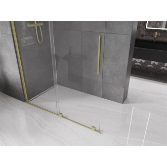 Mexen Velar Walk-in sprchová stena 140x200, 8 transp., brúsené zlato 871-140-000-03-55