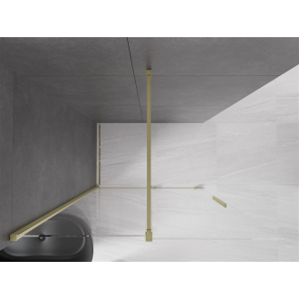 Mexen Velar Walk-in sprchová stena 150x200, 8 transp., brúsené zlato 871-150-000-03-55