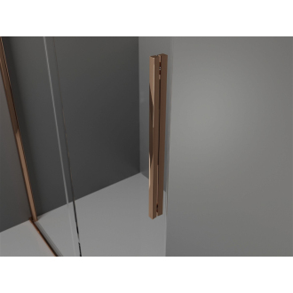 Mexen Velar Walk-in sprchová stena 80x200, 8 transp., ružové zlato 871-080-000-03-60