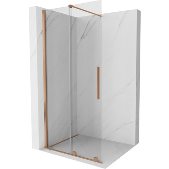 Mexen Velar Walk-in sprchová stena 110x200, 8 transp., Kefa. meď 871-110-000-03-65