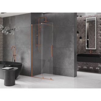 Mexen Velar Walk-in sprchová stena 110x200, 8 transp., Kefa. meď 871-110-000-03-65