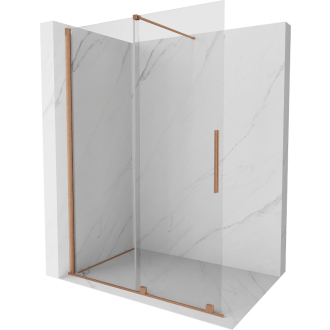 Mexen Velar Walk-in sprchová stena 140x200, 8 transp., Kefa. meď 871-140-000-03-65