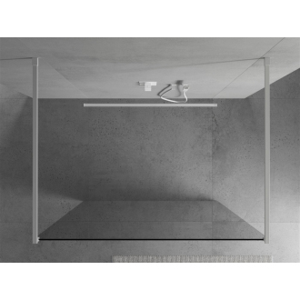 Mexen Kioto voľne stojaca sprchová stena 105x200 cm, transparent 8, biela 800-105-002-20-00