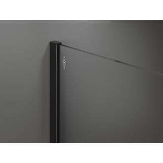 Mexen Kioto Walk-in sprchová stena 135x200 cm, transparent 8, čierna 800-135-101-70-00