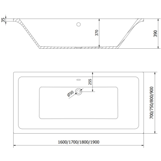 Mexen Cube obdĺžniková vaňa 170 x 80 cm s plášťom a 1 krídlovou zástenou 50 cm, priehľadná, zlatá - 550517080X9505000050