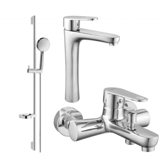 Vaňový set Mexen Kama DS75, chróm - 72513DS75-00