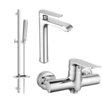 Sprchový set Mexen Pecos DQ72, chróm - 72714DQ72-00