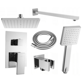 Mexen Uno DR45 sprchový set pod omietku, chróm - 71435DR45-00