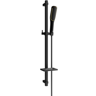 Mexen DQ49 Posuvný sprchový set, čierny - 785494581-75