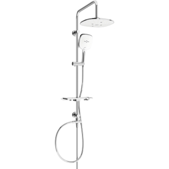 Mexen T17 Sprchový set, chróm/biela - 798171793-02
