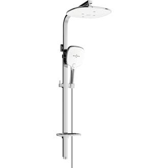 Mexen Q17 Sprchový set, chróm/biela - 798171795-02