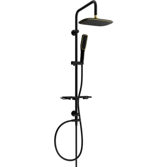 Mexen T49 Sprchový stĺp čierna/zlatá - 798494993-75