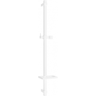 Mexen DQ sprchová tyč s miskou na mydlo 80 cm biela - 79381-20