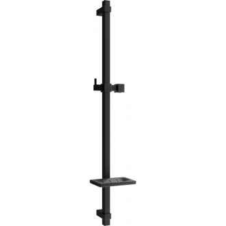 Mexen DQ sprchová tyč s miskou na mydlo 80 cm čierna - 79381-70