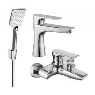 Vaňová súprava Mexen Axel R62, chróm - 73803R62-00