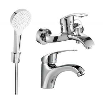 Vaňový set Mexen Fabia R05, chróm - 746503R05-00