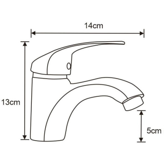 Vaňový set Mexen Fabia R05, chróm - 746503R05-00