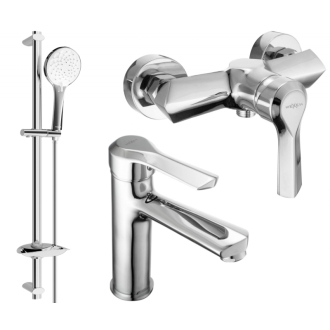 Sprchový set Mexen Sabre DB74, chróm - 72104DB74-00