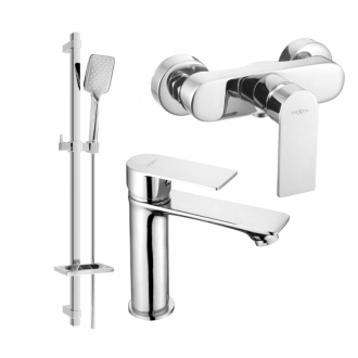 Mexen Royo DQ62 sprchovací set, chróm - 72204DQ62-00
