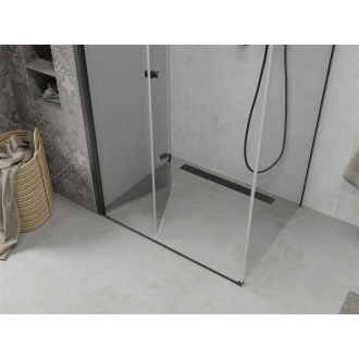 Mexen Lima skladací sprchovací kút 70 x 120 cm, transparentný, čierna - 856-070-120-70-00
