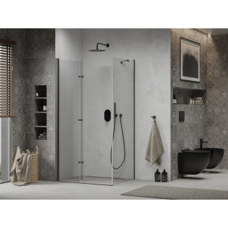 Mexen Lima skladací sprchovací kút 70 x 120 cm, transparentný, čierna - 856-070-120-70-00