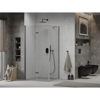 Mexen Lima skladací sprchovací kút 70 x 120 cm, transparentný, čierna - 856-070-120-70-00
