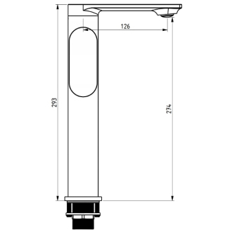 Vaňová súprava Mexen Milo DF05, chróm - 713153DF05-00