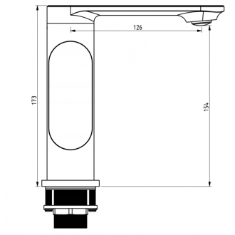 Sprchový set Mexen Milo DF40, čierny - 713054DF40-70