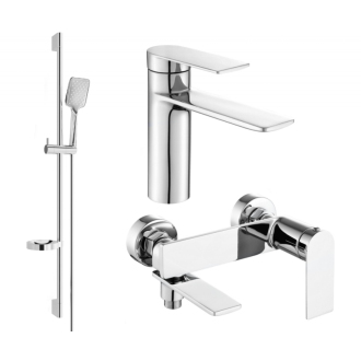 Vaňový set Mexen Zero DS62, chróm - 71103DS62-00