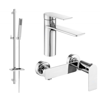 Sprchový set Mexen Zero DQ02, chróm - 71104DQ02-00