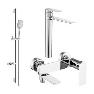 Vaňový set Mexen Zero DS62, chróm - 7113DS62-00