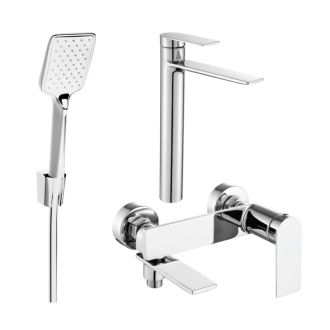 Vaňový set Mexen Zero R62, chróm - 71113R62-00
