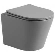 Mexen RICO WC misa Rimless Duroplast + sedátko, svetlo šedý mat 30724061