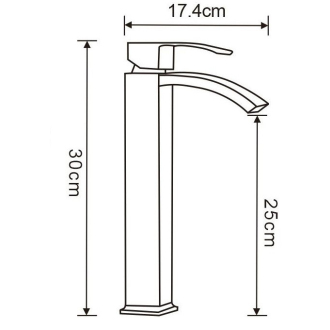 Vaňová súprava Mexen Libra R62, chróm - 745113R62-00