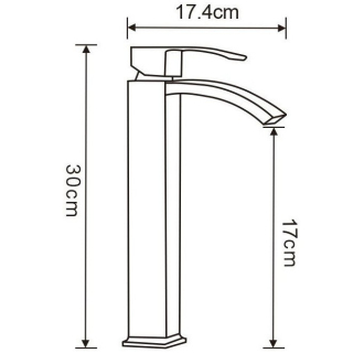Vaňová súprava Mexen Libra R62, chróm - 745113R62-00