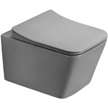 Mexen TEO WC misa Rimless Duroplast + sedátko, svetlo šedý mat 30854061