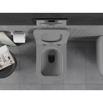 Mexen TEO WC misa Rimless Duroplast + sedátko, svetlo šedý mat 30854061